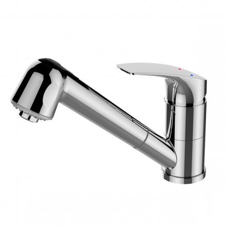 JOEL SINK MIXER WITH CHROME HAND SHOWER - best price from Maltashopper.com BR430006499