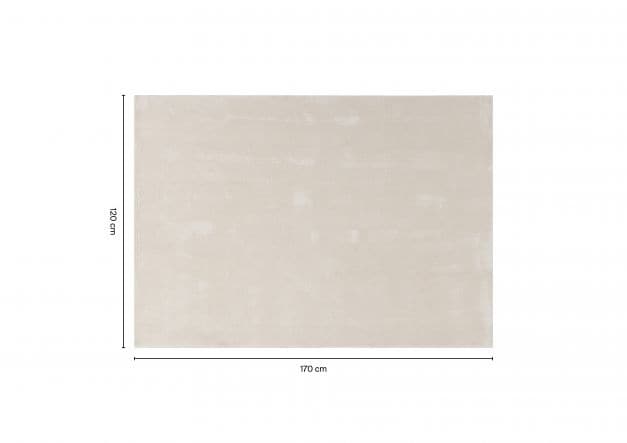 Bricocenter SKY CREAM 120X170CM LONG PILE CARPET