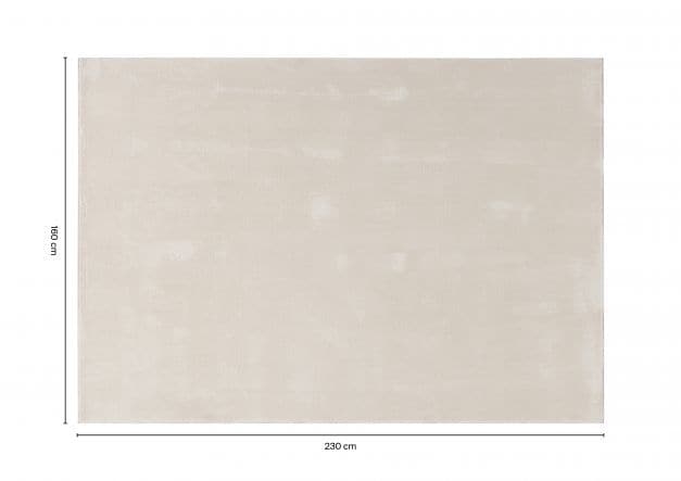 Bricocenter SKY CREAM RUG 160X230CM LONG PILE
