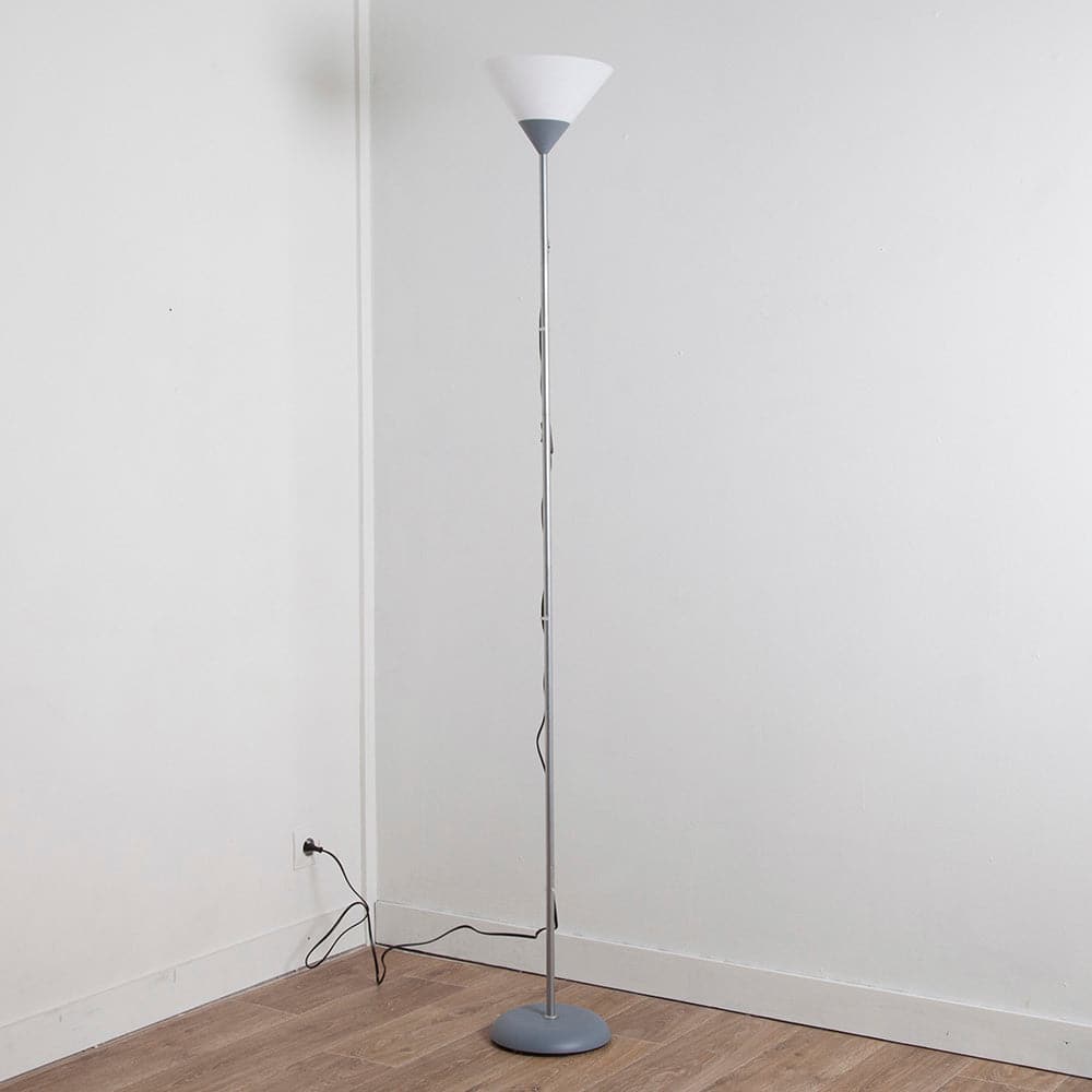 FLOOR LAMP BASIC SILVER H179 E27=60W