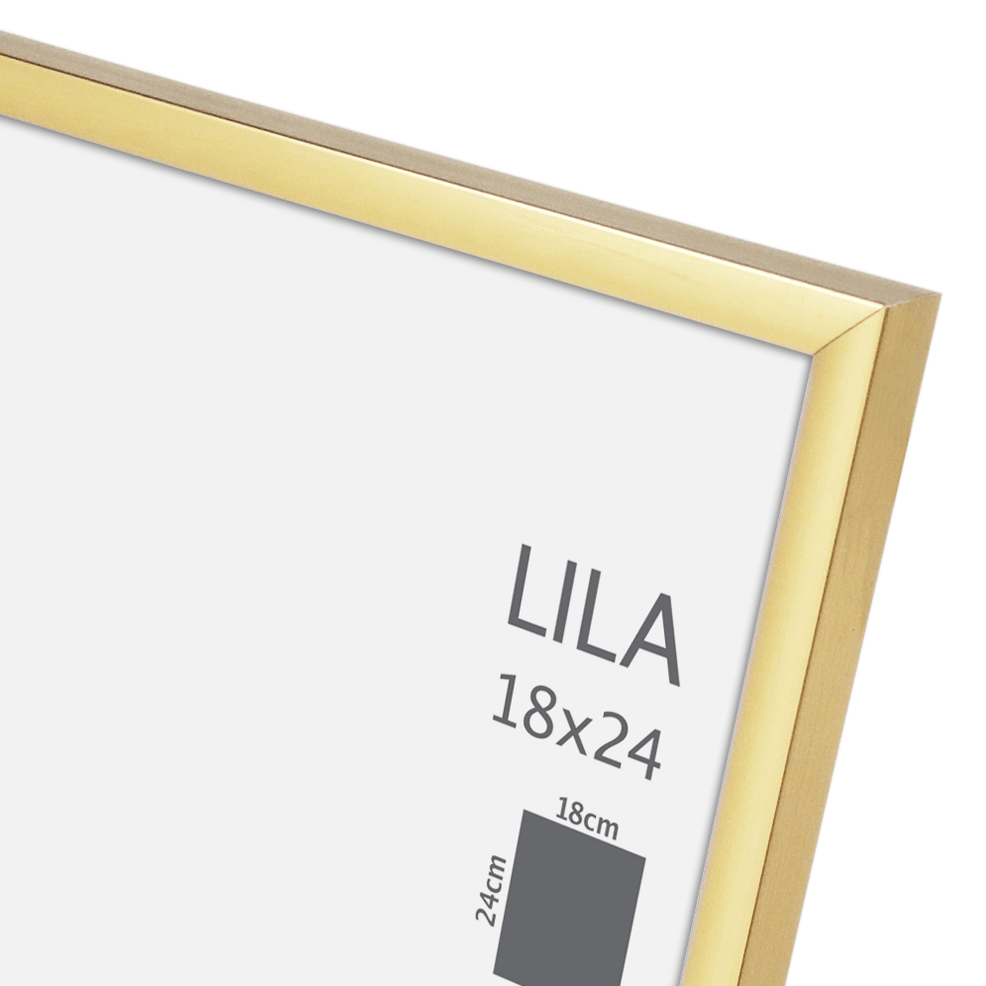 Bricocenter LILA 18X24 CM PVC GOLD FRAME