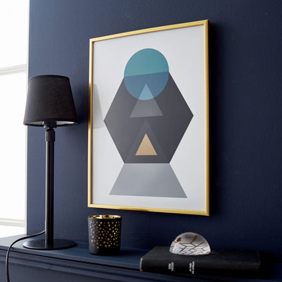 Bricocenter LILA 21X29.7 CM PVC GOLD FRAME