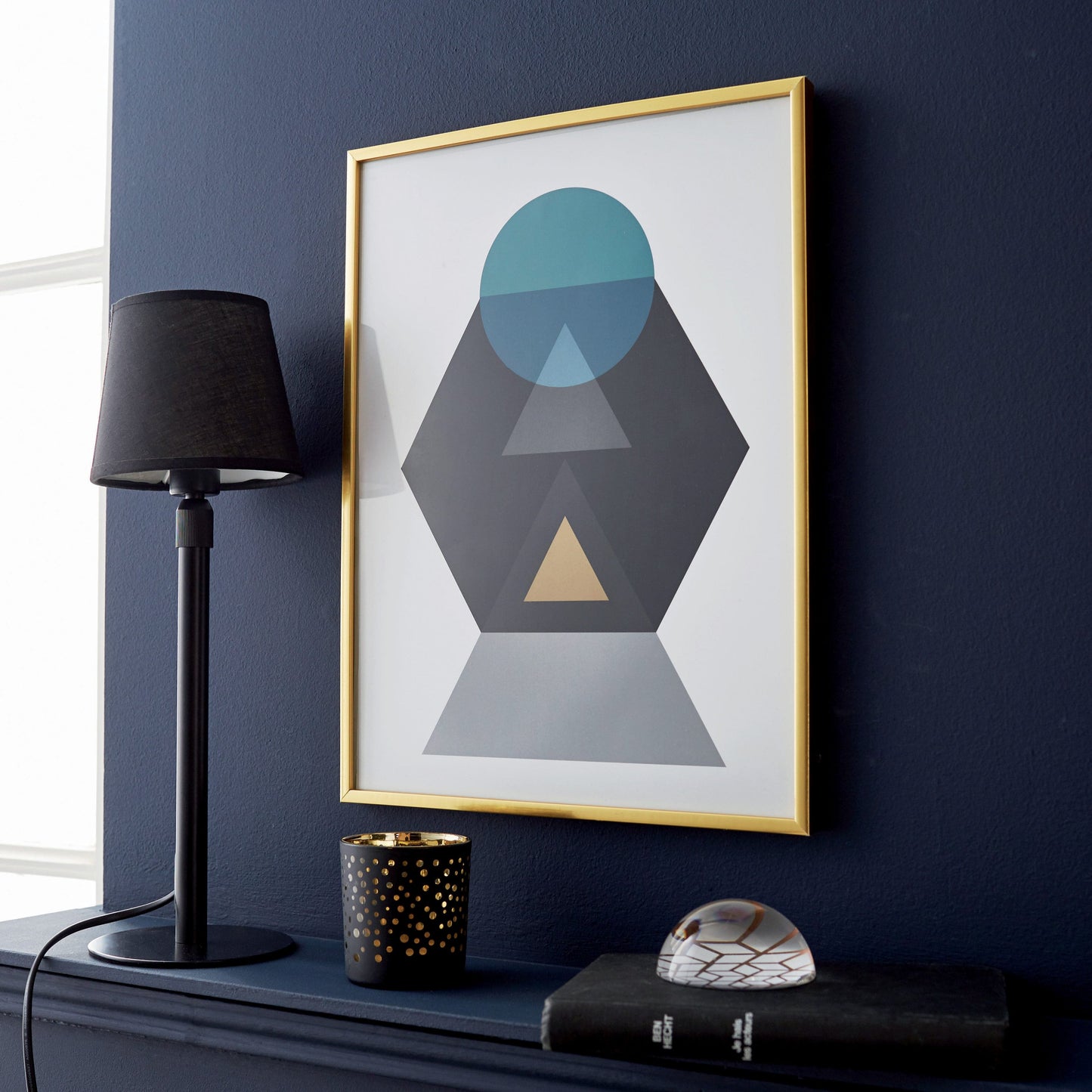 Bricocenter LILA 40X50 CM PVC GOLD FRAME