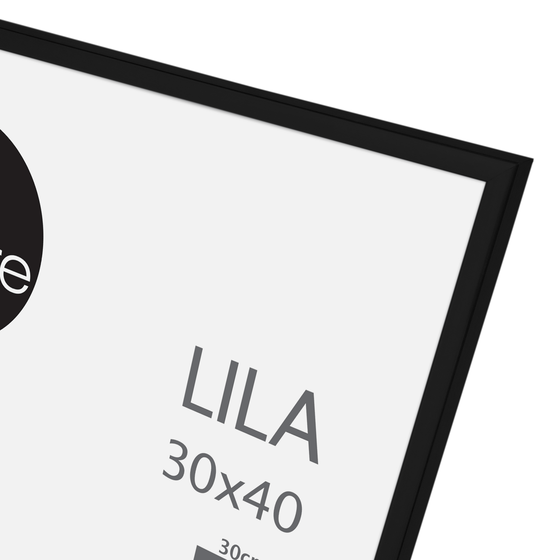 Bricocenter LILA 30X40 CM PVC BLACK FRAME
