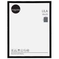 LILA FRAME 18X24 CM PVC BLACK - best price from Maltashopper.com BR480005941