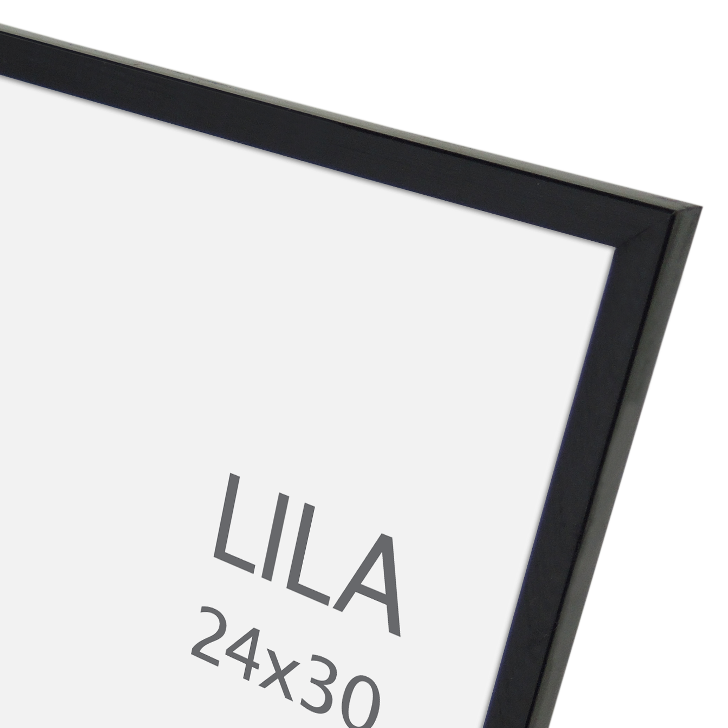 LILA FRAME 24X30 CM PVC BLACK - best price from Maltashopper.com BR480005943