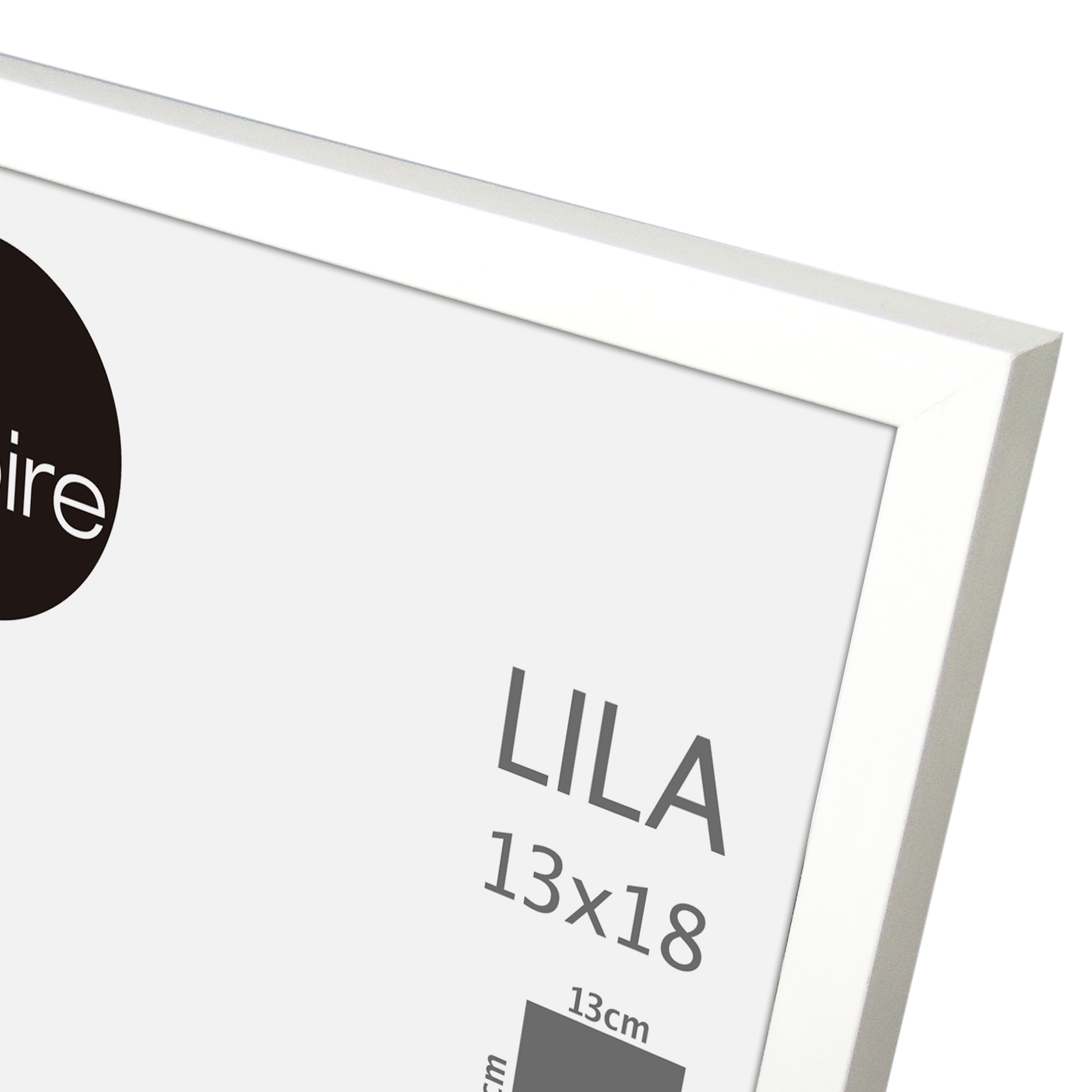 LILA FRAME 13X18 CM PVC WHITE - best price from Maltashopper.com BR480005947