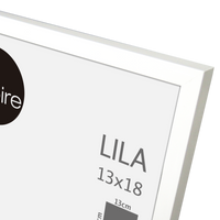 LILA FRAME 13X18 CM PVC WHITE - best price from Maltashopper.com BR480005947