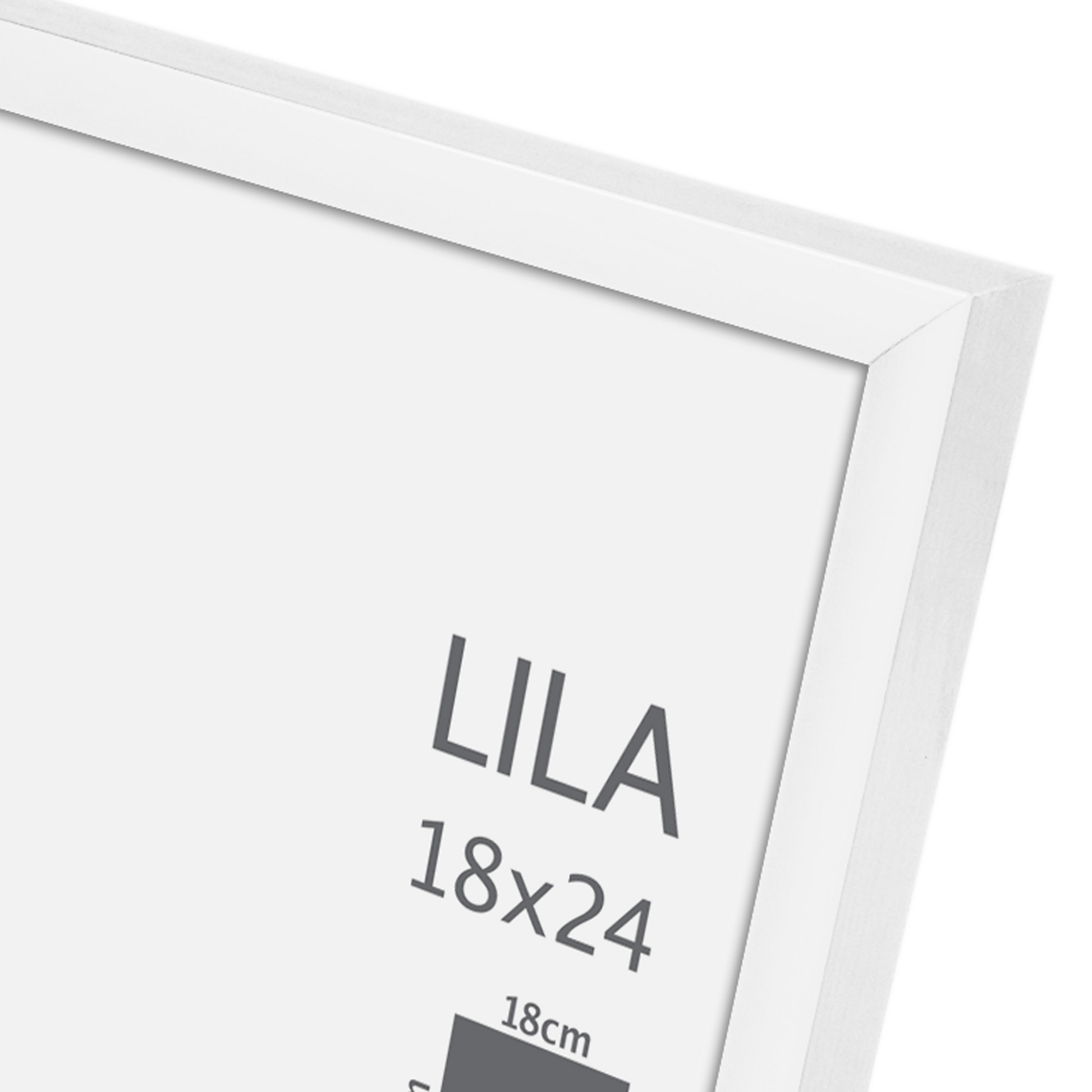 Bricocenter LILA FRAME 18X24 CM PVC WHITE