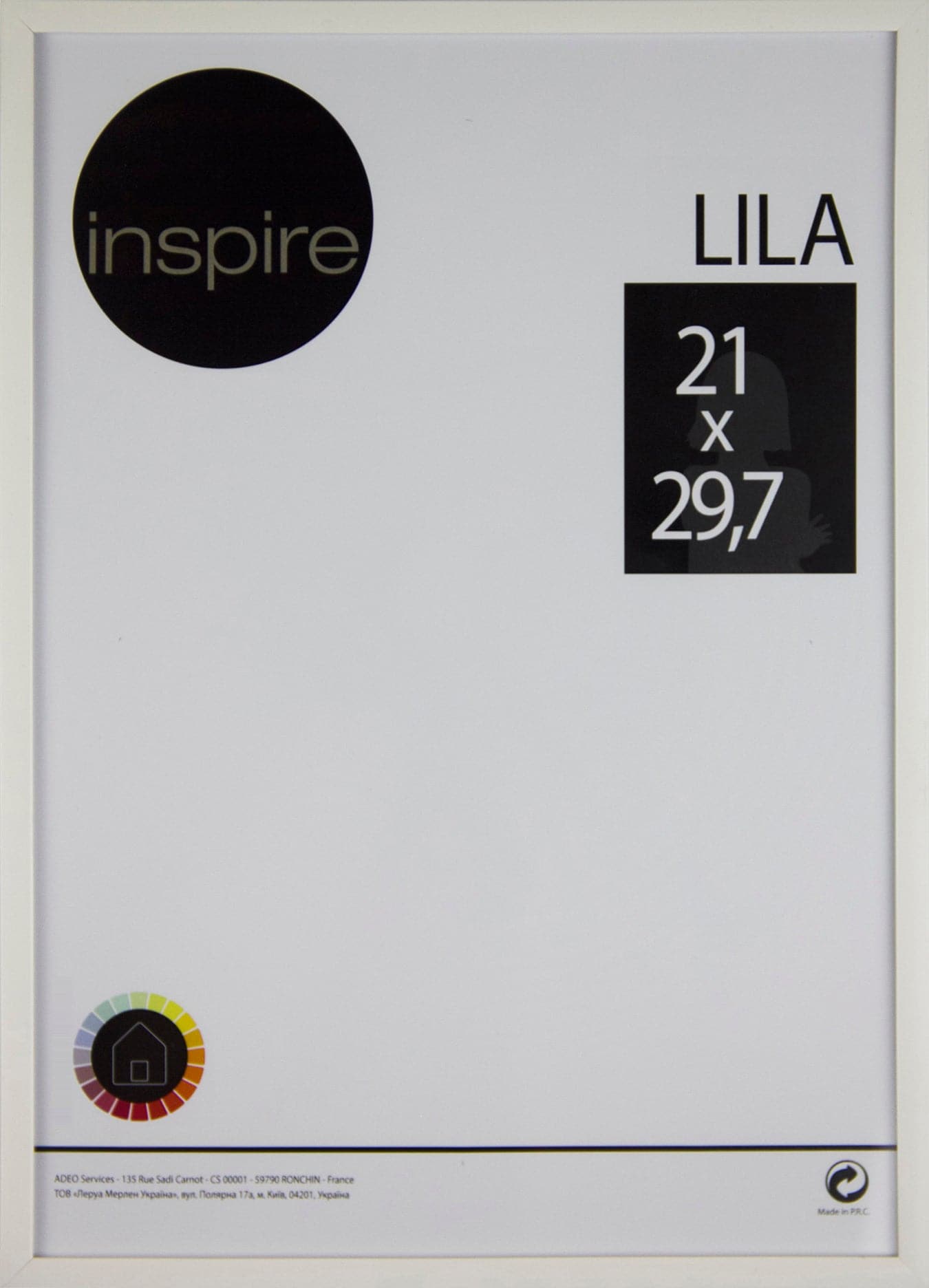 LILA FRAME 21X29.7 CM PVC WHITE - best price from Maltashopper.com BR480005950