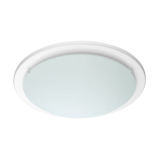 Bricocenter ICEBERG CEILING LIGHT WHITE GLASS D29 E27=60W
