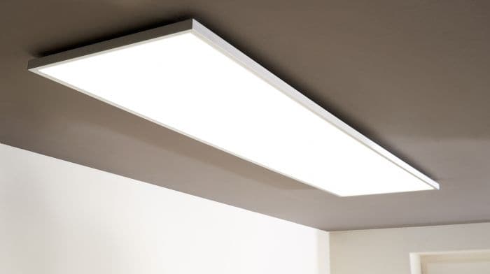 Bricocenter ALUMINIUM LED PANEL SILVER 30X120 CM 42W CCT DIMMABLE