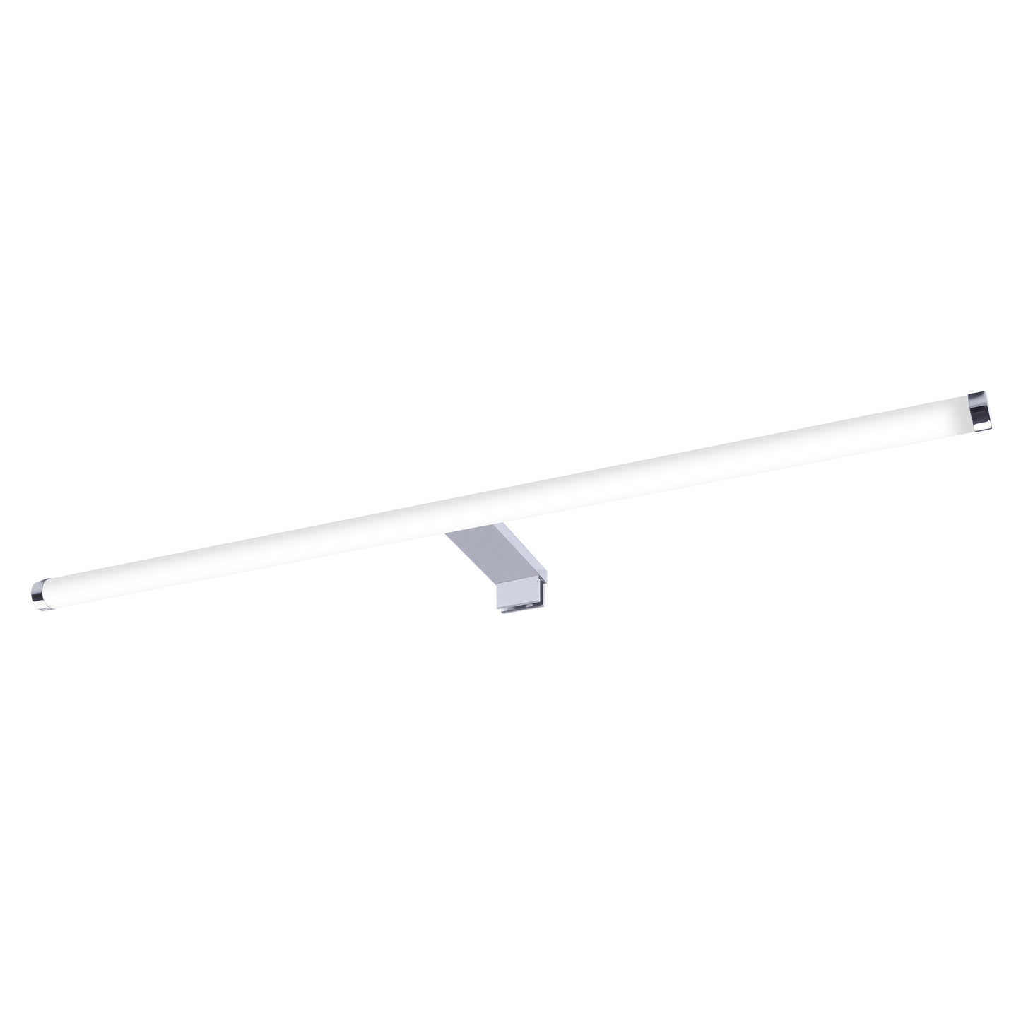 Bricocenter SOLAR WALL LIGHT METAL CHROME 80 CM LED 7W NATURAL LIGHT IP44