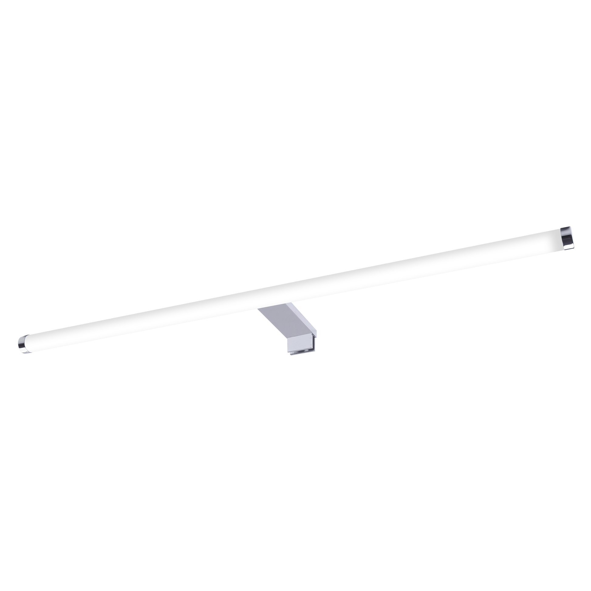 Bricocenter SOLAR WALL LIGHT METAL CHROME 80 CM LED 7W NATURAL LIGHT IP44
