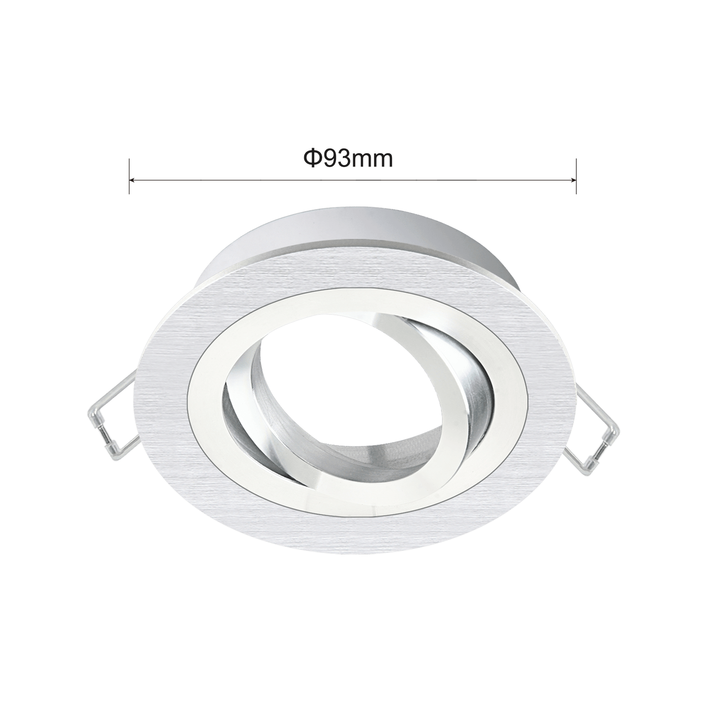 Bricocenter BEZEL FOR GIOVE ALUMINIUM WHITE RECESSED SPOTLIGHT D7.5 CM ADJUSTABLE