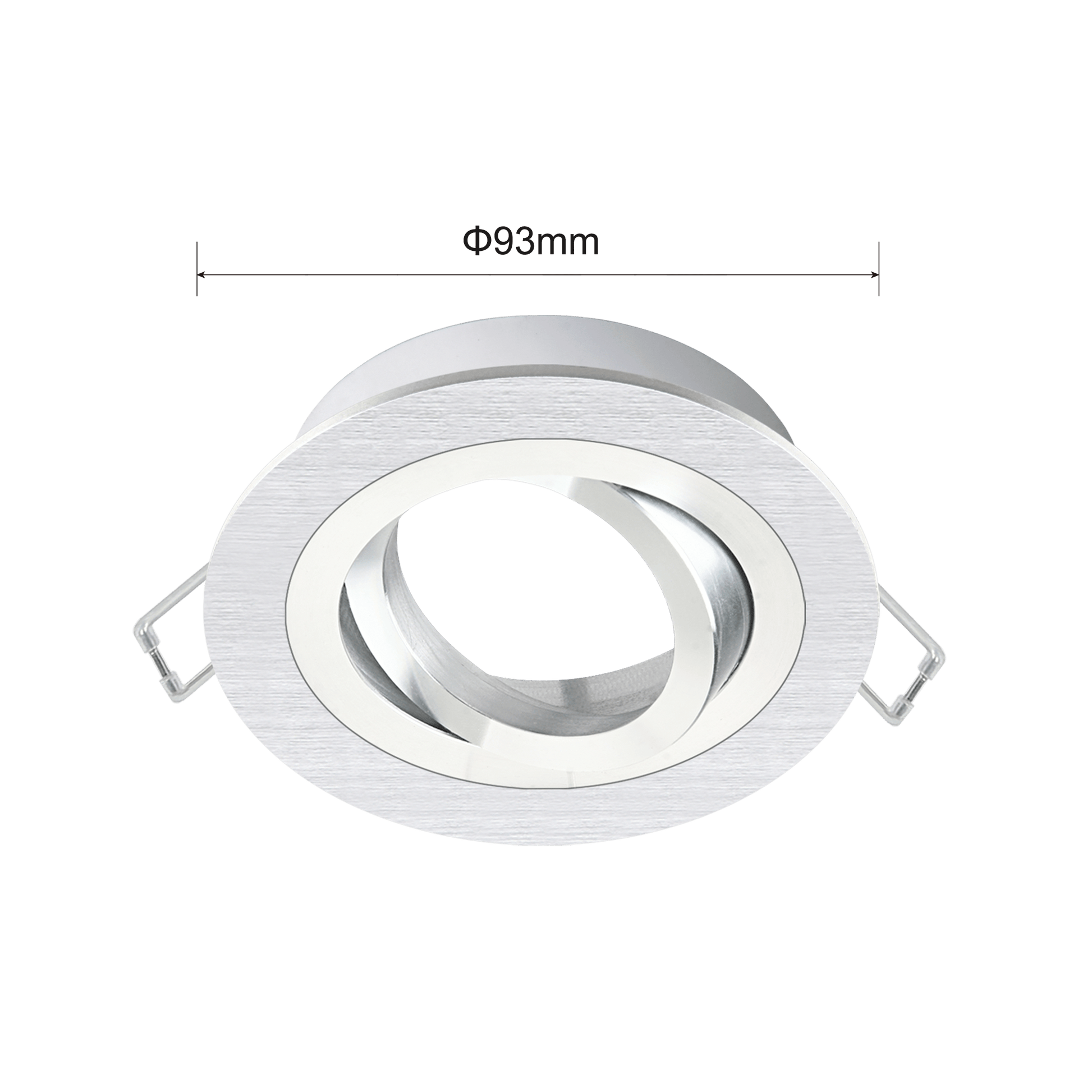 Bricocenter BEZEL FOR GIOVE ALUMINIUM WHITE RECESSED SPOTLIGHT D7.5 CM ADJUSTABLE