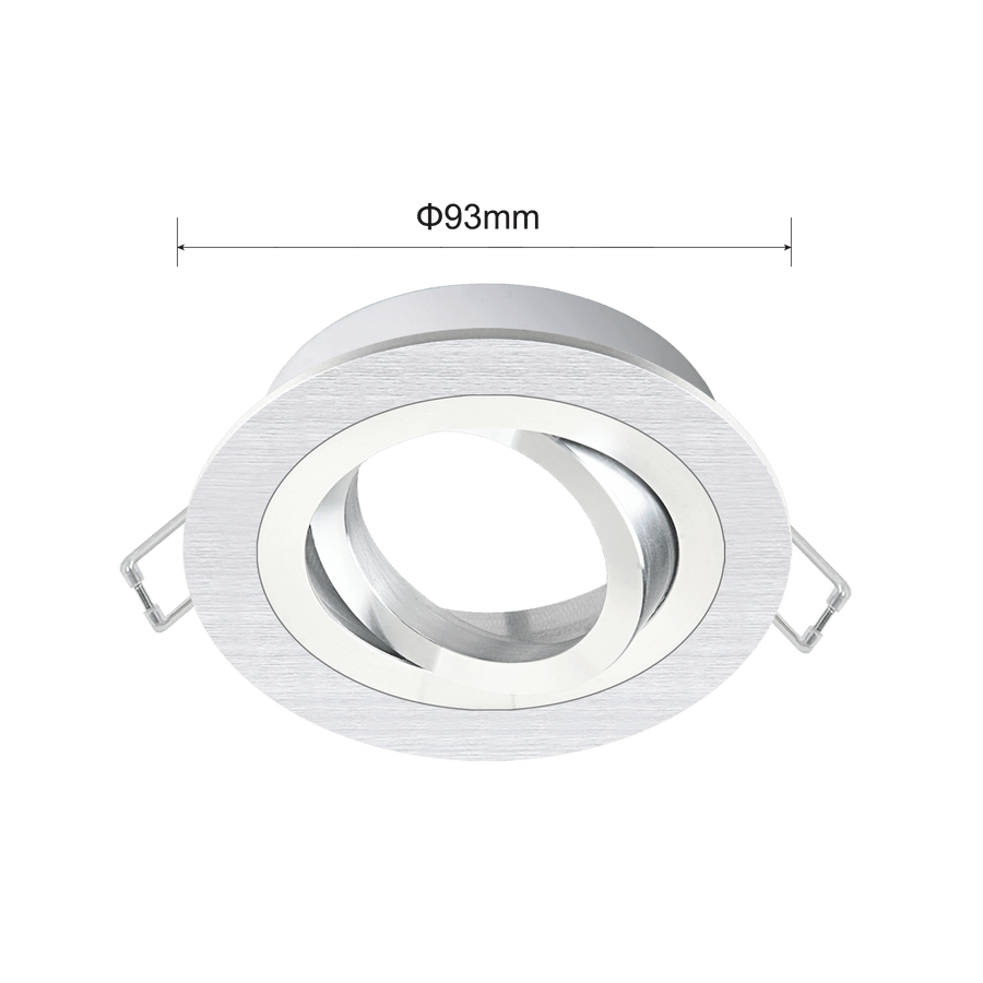 Bricocenter BEZEL FOR GIOVE ALUMINIUM WHITE RECESSED SPOTLIGHT D7.5 CM ADJUSTABLE