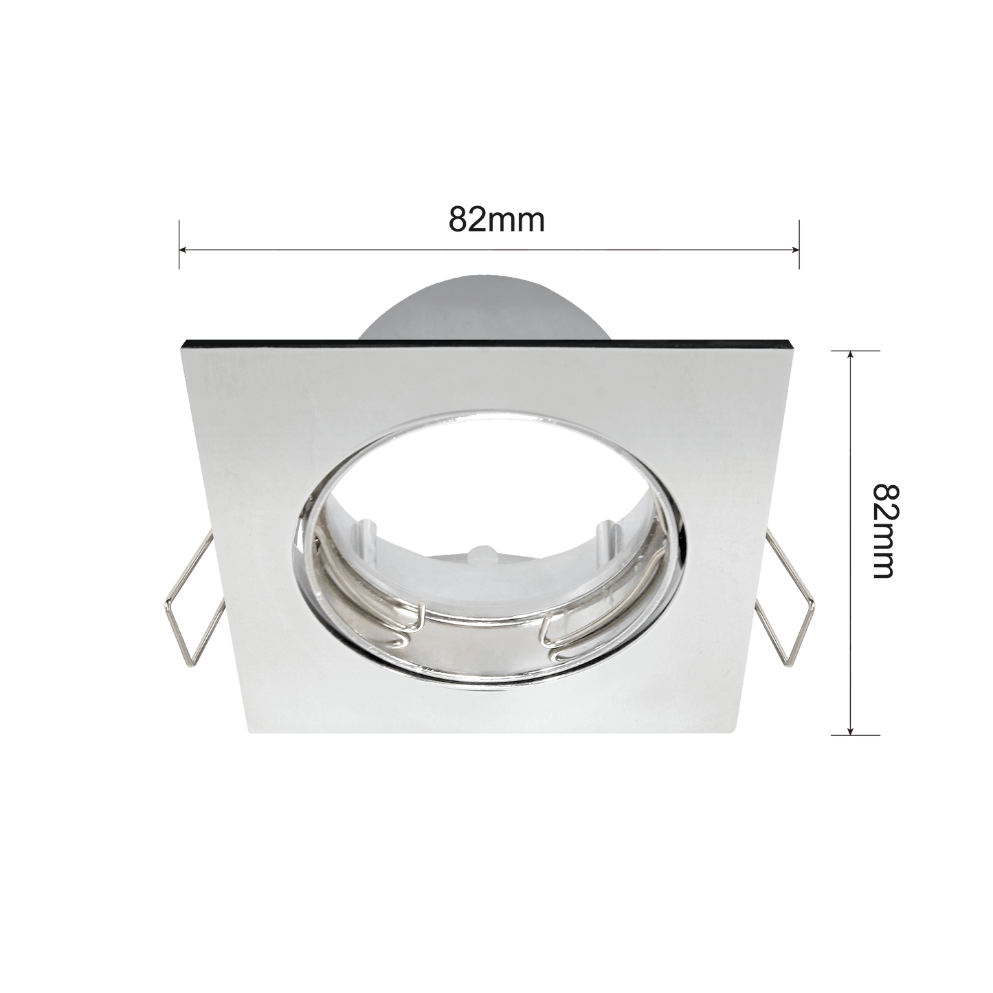 Bricocenter BEZEL FOR SQUARE CHROME CLANE RECESSED SPOTLIGHT