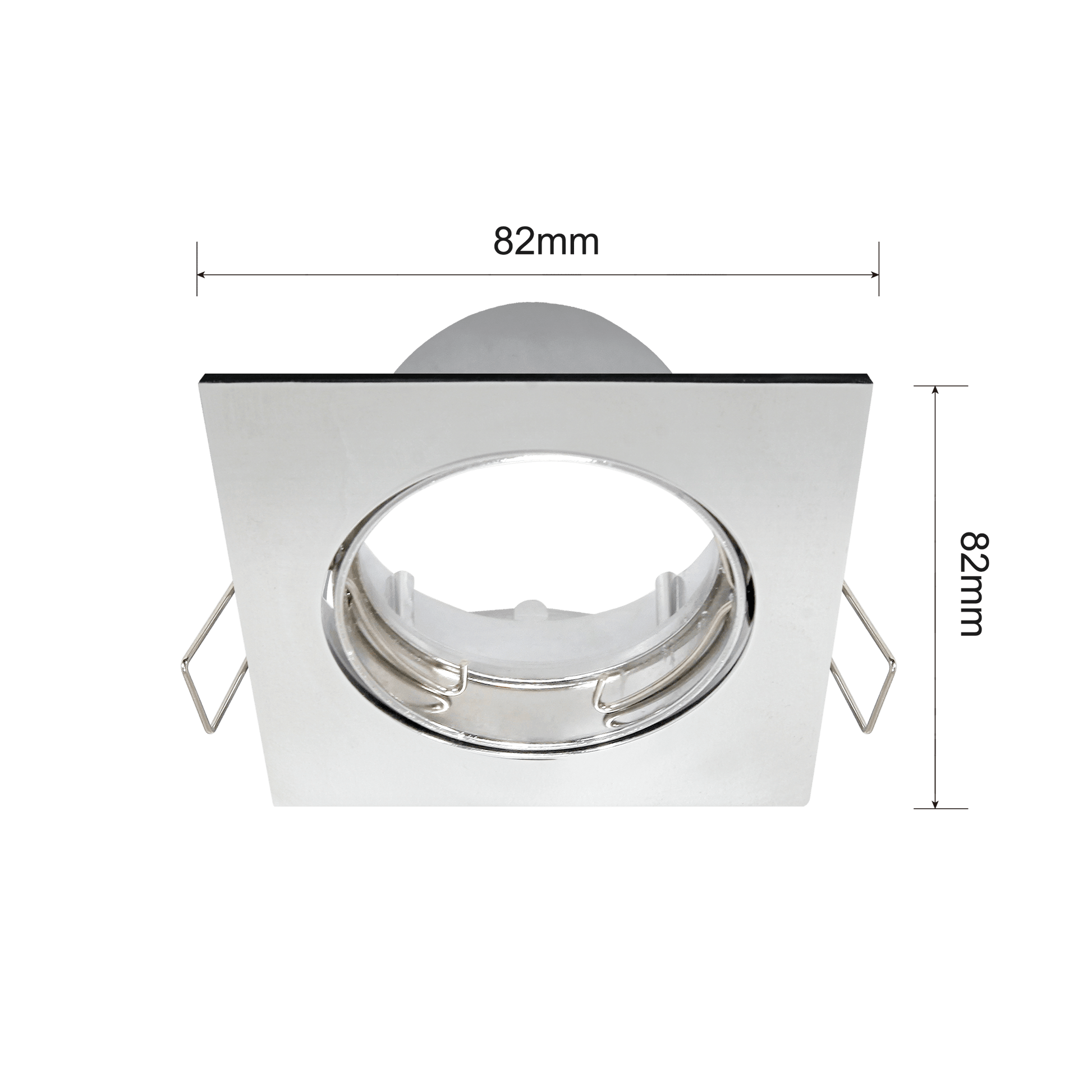 Bricocenter BEZEL FOR SQUARE CHROME CLANE RECESSED SPOTLIGHT