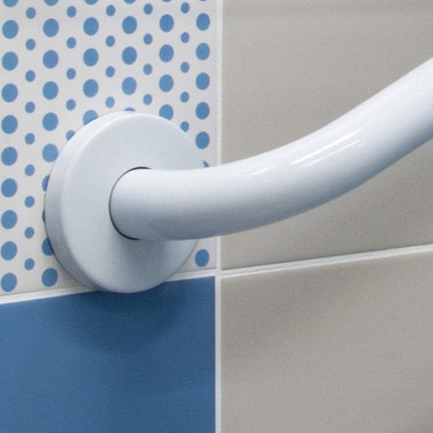 Bricocenter SAFETY BAR SENSEA TOUCH D 30 MML 60 CM STAINLESS STEEL WHITE CAPACITY 150 KG