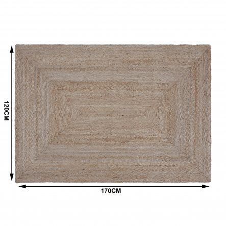 Bricocenter NILS RUG 120X170 CM JUTE NATURAL