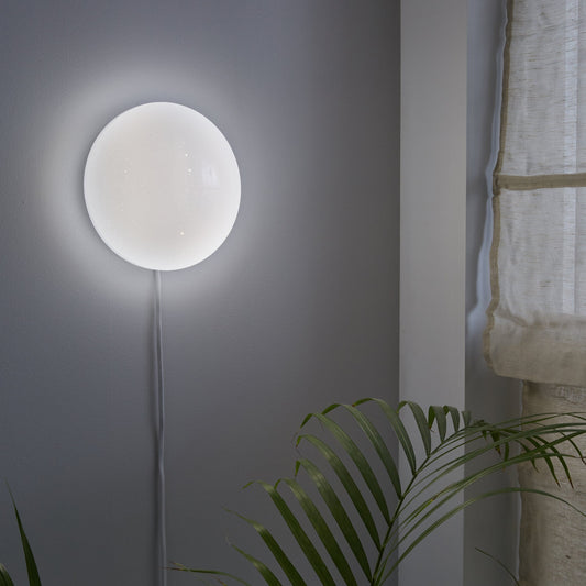 Bricocenter MODICA WALL LIGHT METAL WHITE D18 CM LED 4W CCT