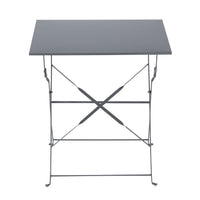 FLORA NATERIAL - Folding Table 2 seater Square Steel - 70x70xh71 - best price from Maltashopper.com BR500009512