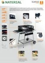 Bricocenter ICARUS ALPHA NARTERIAL - Charcoal barbecue