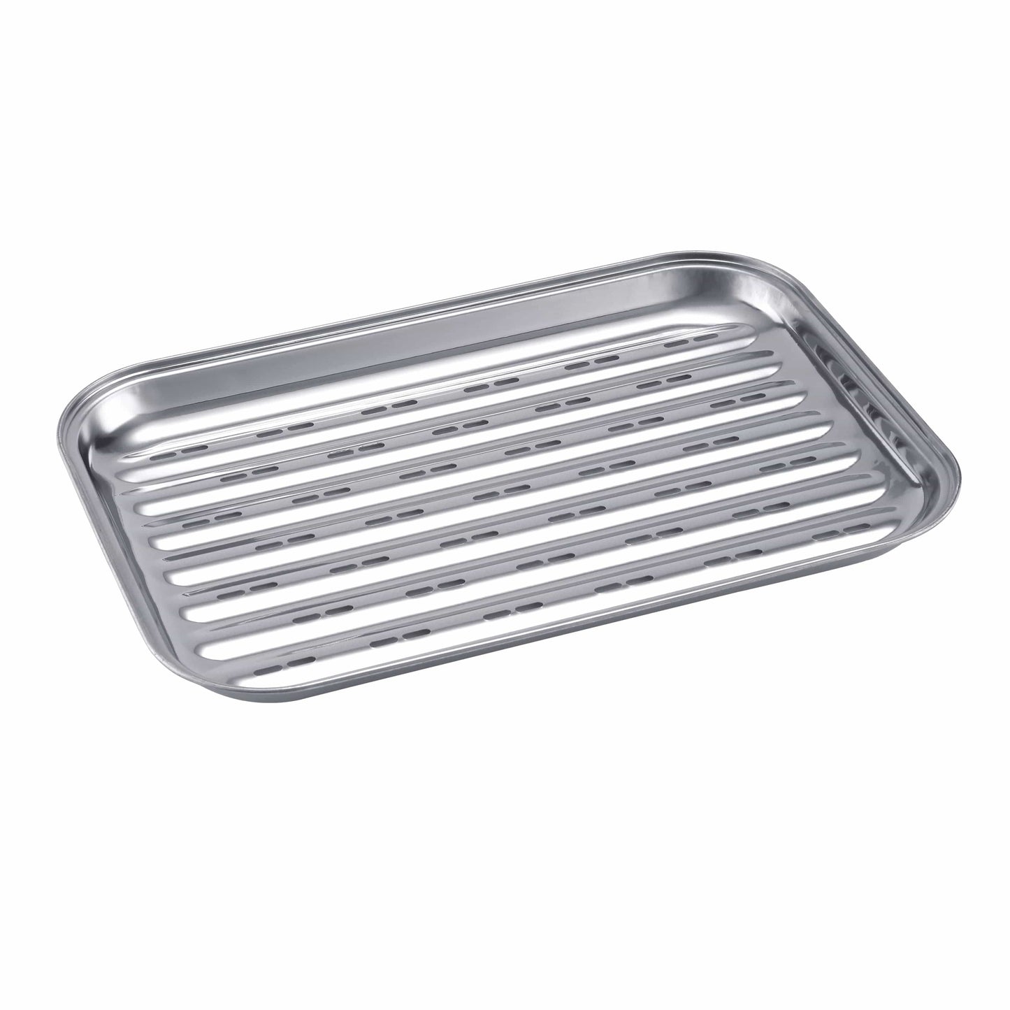 Bricocenter NATERIAL STAINLESS STEEL FOOD TRAY 33X25CM