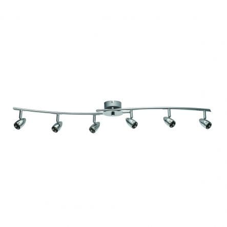 BOMBER METAL SPOTLIGHTS CHROME 6XGU10=42W