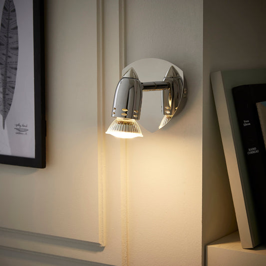 Bricocenter BOMBER METAL SPOTLIGHT CHROME 1XGU10=42W
