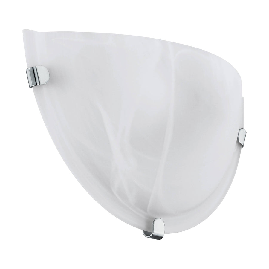 Bricocenter WALL LIGHT ISLAND ALABASTER WHITE 10X30CM E27=60W
