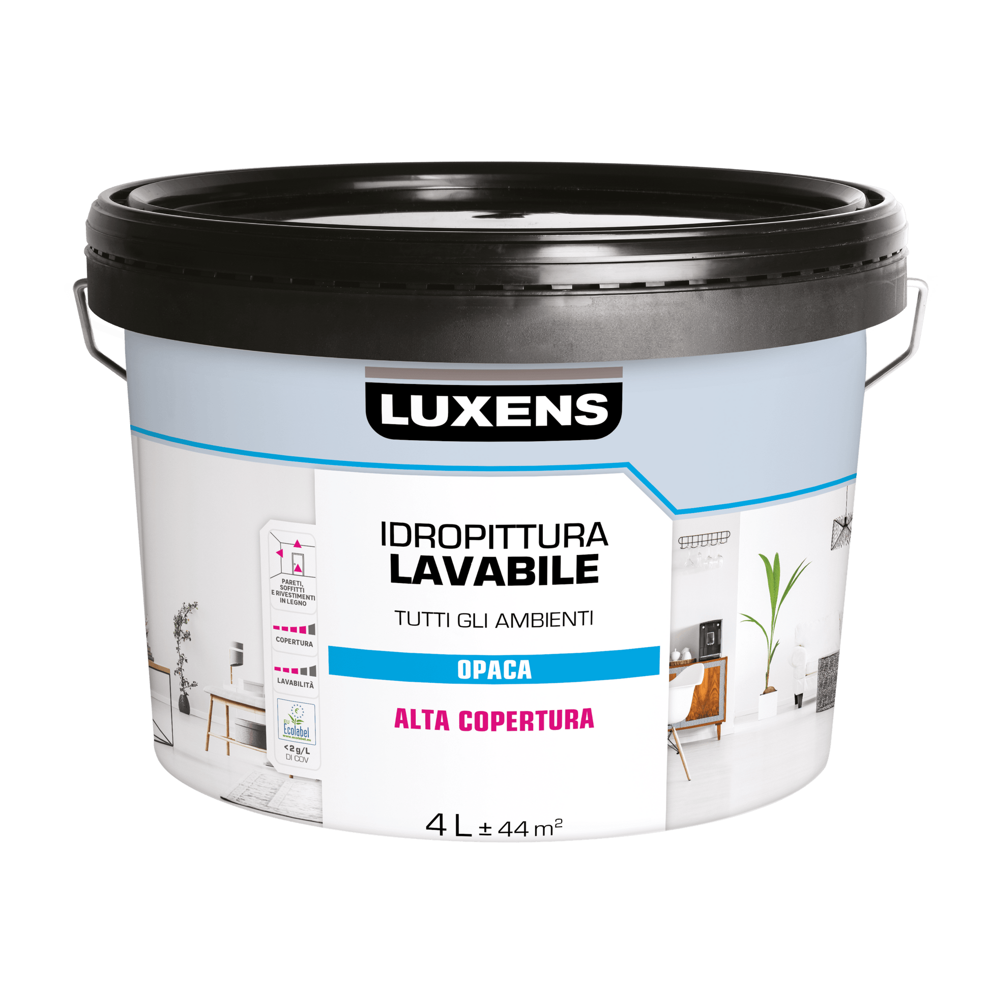Bricocenter LUXENS WHITE WASHABLE PAINT 4LT