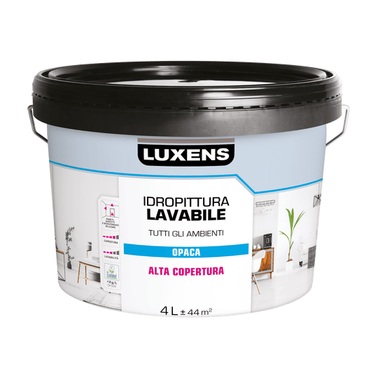 Bricocenter LUXENS WHITE WASHABLE PAINT 4LT