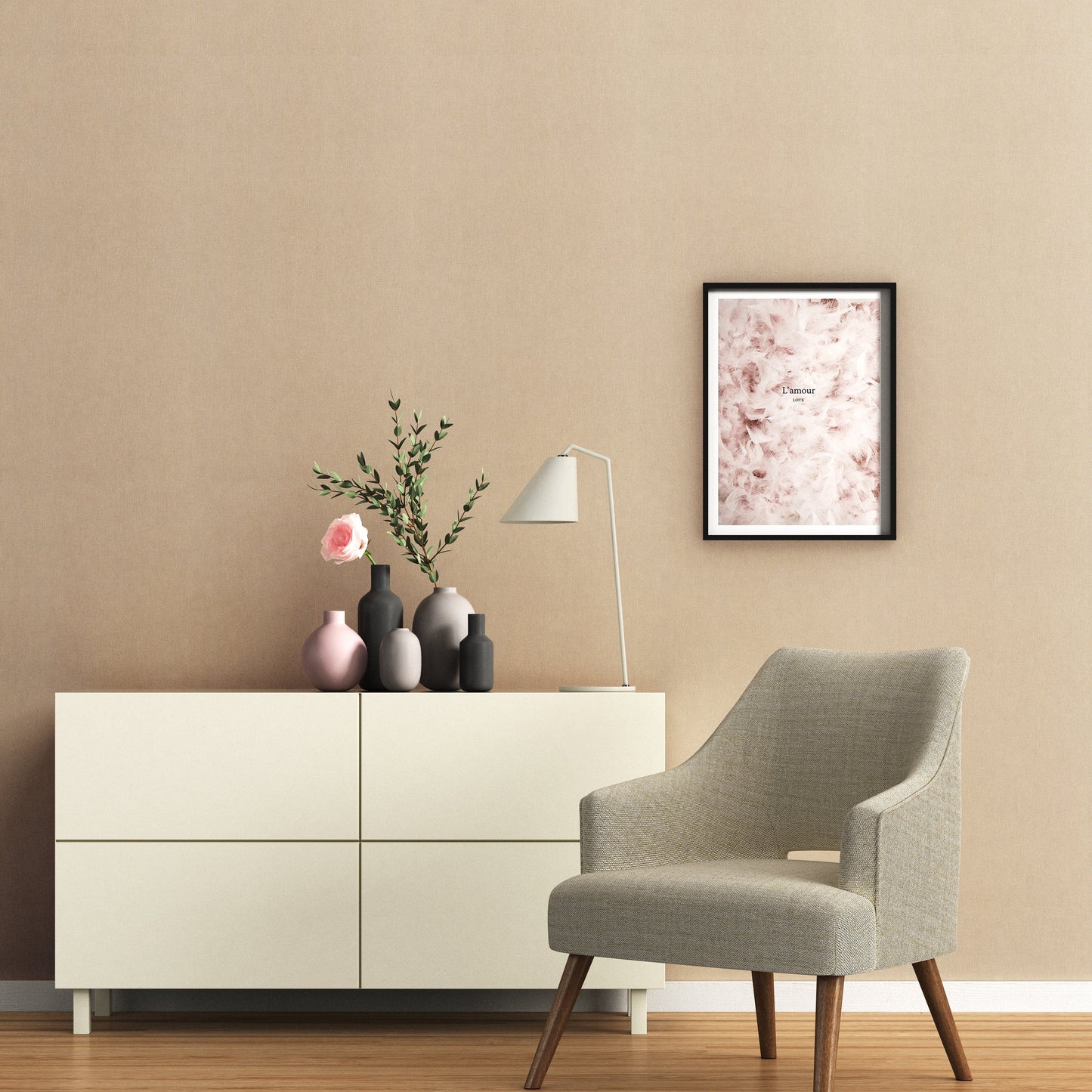 Bricocenter WALLPAPER ANNA BEIGE 53CMX10.5M