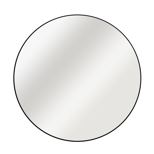 Bricocenter CIRCLE MIRROR 50 CM METAL BLACK