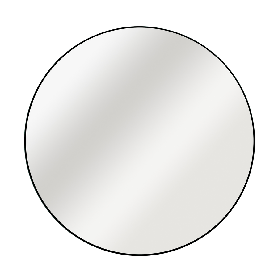 Bricocenter CIRCLE MIRROR 50 CM METAL BLACK