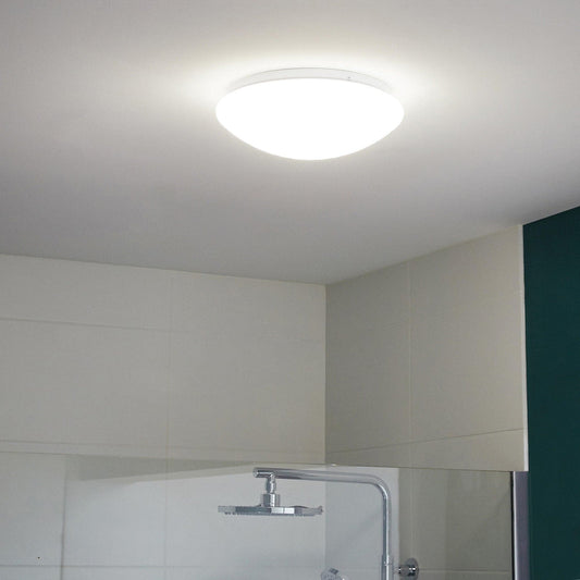 Bricocenter MADYLED CEILING LIGHT PLASTIC WHITE D25 LED 12W NATURAL LIGHT IP44