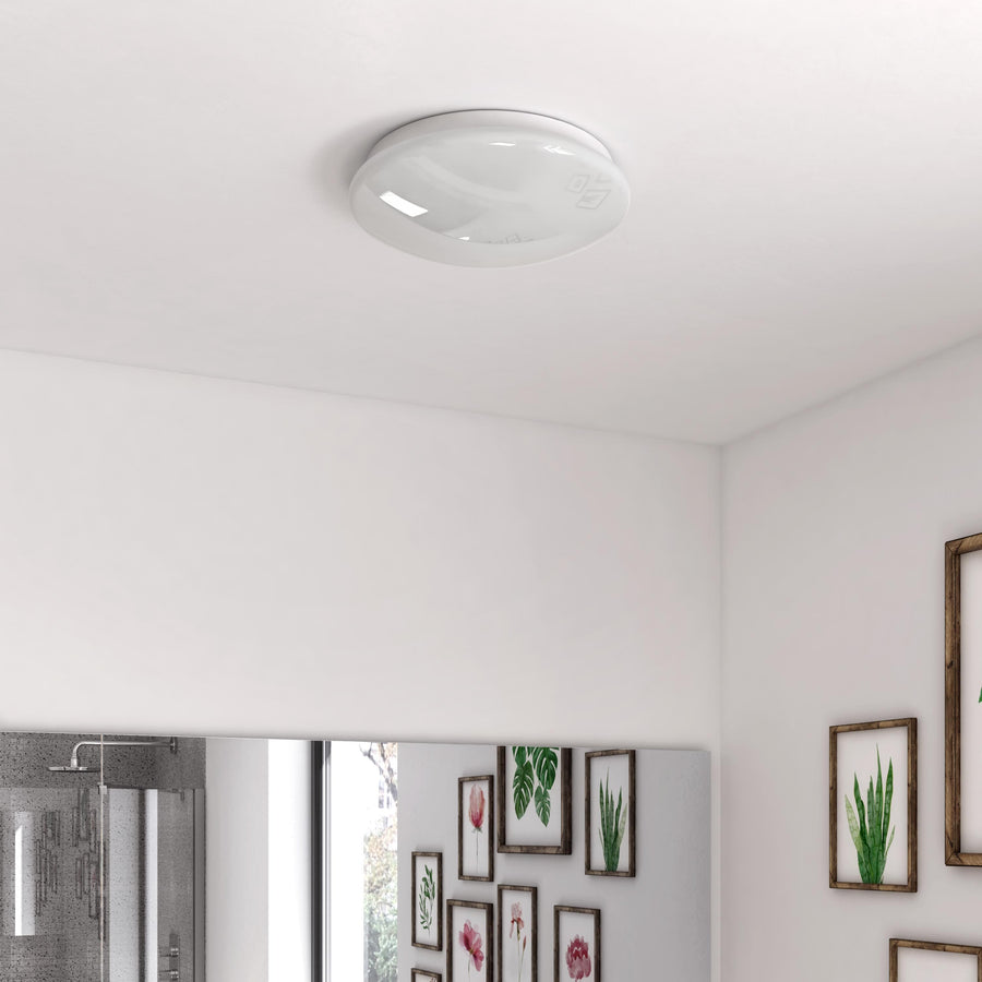 Bricocenter MADYLED CEILING LIGHT PLASTIC WHITE D25 LED 12W NATURAL LIGHT IP44