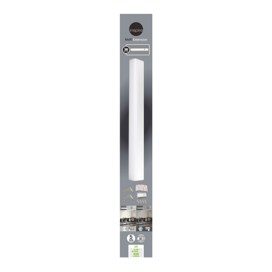 Bricocenter MELFI 40 CM LED 3.8W NATURAL LIGHT EXTENSION DIMMABLE