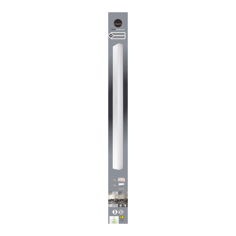 Bricocenter MELFI 60 CM LED EXTENSION 5W NATURAL LIGHT DIMMABLE