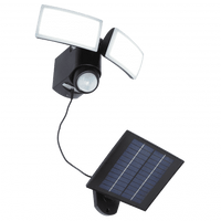 SOLNER - solar projector black aluminium LED 10.5W natural light with motion sensor - best price from Maltashopper.com BR420006318