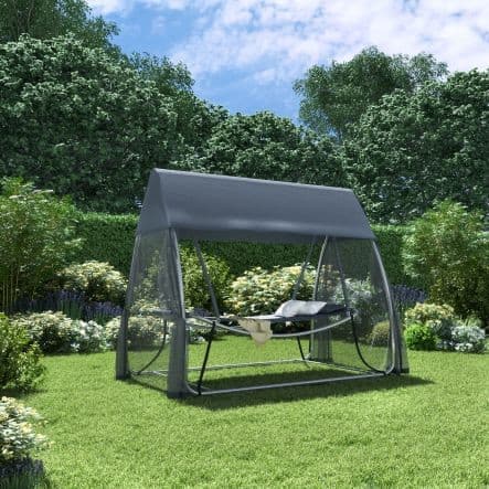 Bricocenter NATERAL AMACA - Hammock Steel Structure - Grey - 137X236XH204CM