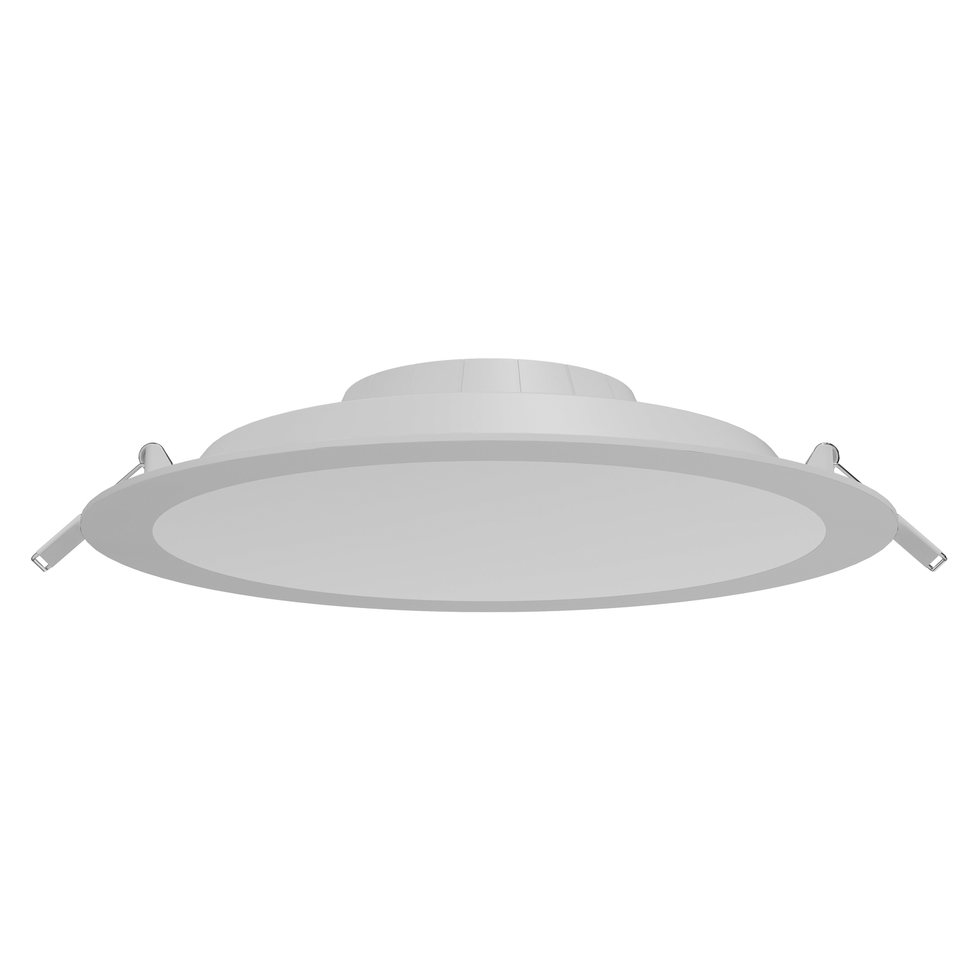 Bricocenter RECESSED SPOTLIGHT EXTRAFLAT PLASTIC WHITE D22.5 CM LED 14W NATURAL LIGHT