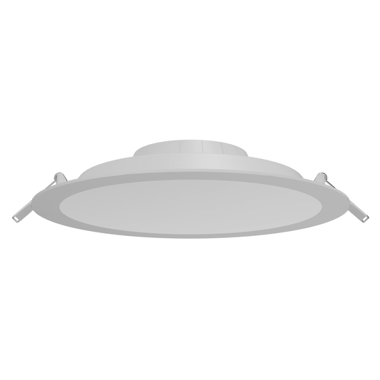 Bricocenter RECESSED SPOTLIGHT EXTRAFLAT PLASTIC WHITE D22.5 CM LED 14W NATURAL LIGHT