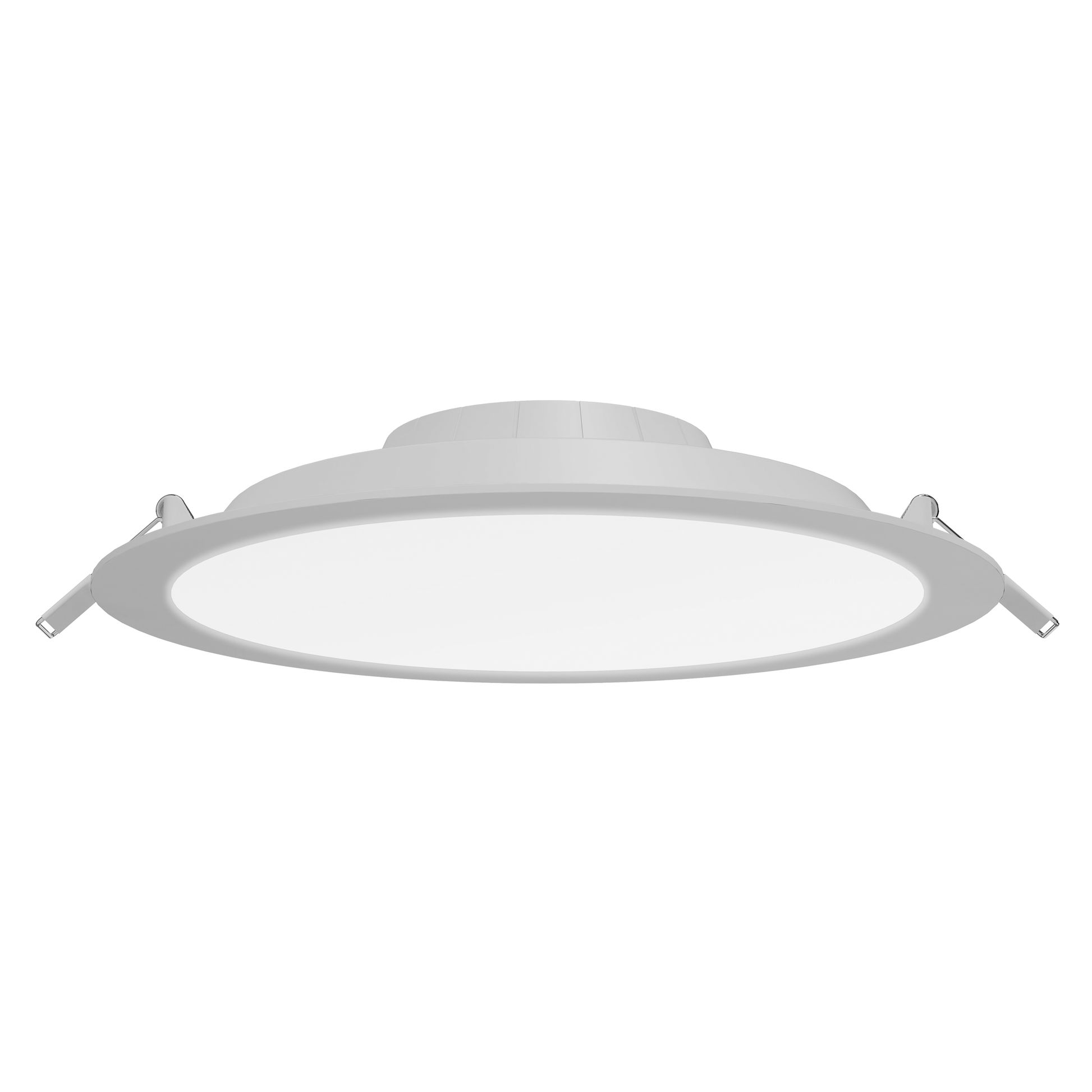 Bricocenter RECESSED SPOTLIGHT EXTRAFLAT PLASTIC WHITE D22.5 CM LED 14W NATURAL LIGHT