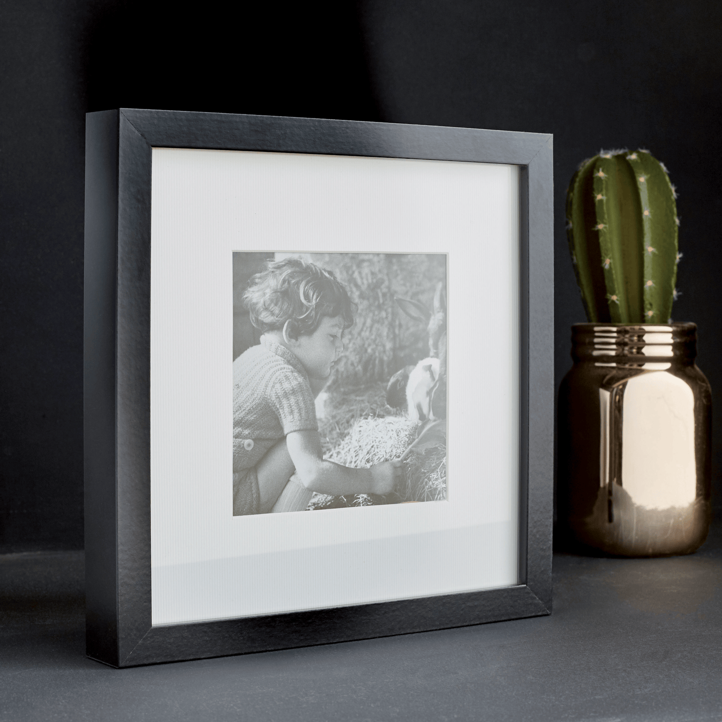 Bricocenter MILO FRAME 20X20 CM WOOD BLACK