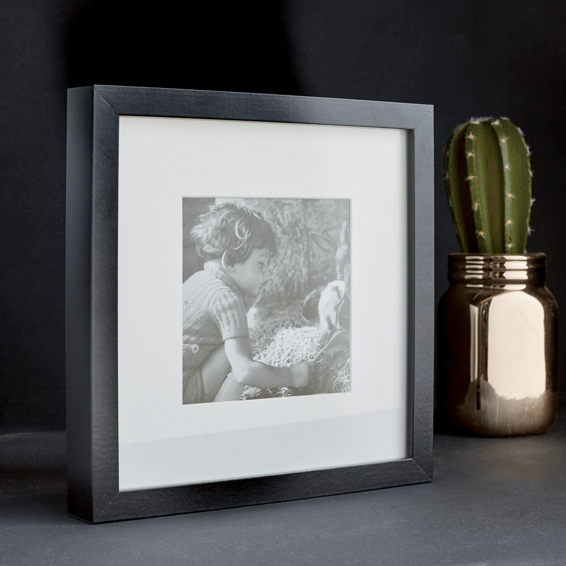 Bricocenter MILO FRAME 20X20 CM WOOD BLACK