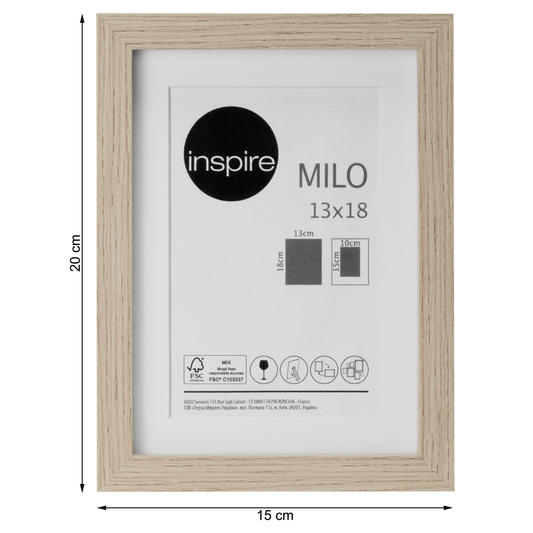 Bricocenter MILO FRAME 13X18 CM BEECH WOOD