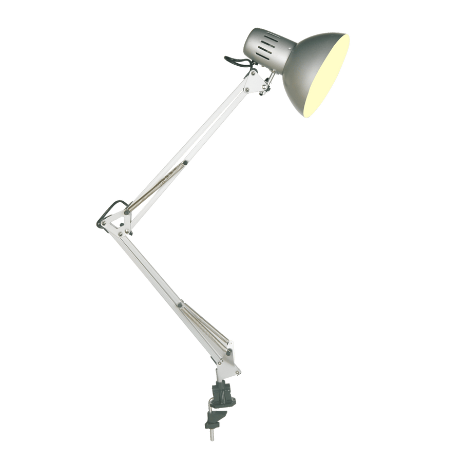 Bricocenter STUDIO LAMP ARQUITECTO SILVER H60 E27=60W WITH CLAMP